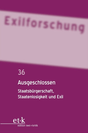 Ausgeschlossen: Staatsbürgerschaft,