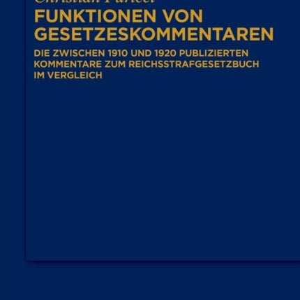 Funktionen von Gesetzeskommentaren