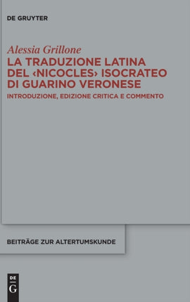 La traduzione latina del isocrateo di Guarino Veronese