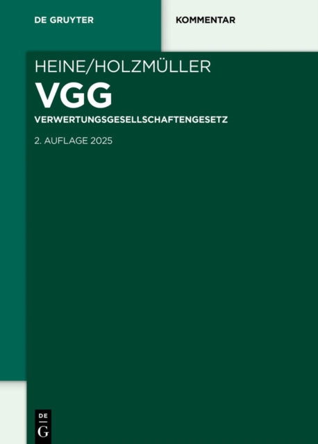VGG  Verwertungsgesellschaftengesetz