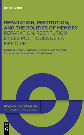 Reparation, Restitution, and the Politics of Memory / Réparation, restitution et les politiques de la mémoire: Perspectives from Literary, Historical, and Cultural Studies / Perspectives littéraires, historiques et culturelles