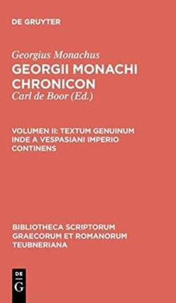 Textum Genuinum Inde a Vespasiani Imperio