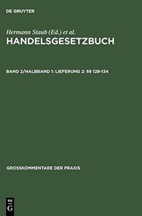 Lieferung 2: §§ 128-134