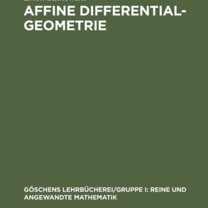 Affine Differentialgeometrie