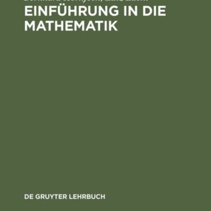 Einführung in die Mathematik