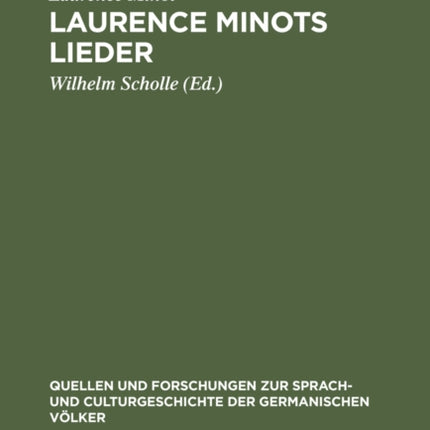 Laurence Minots Lieder
