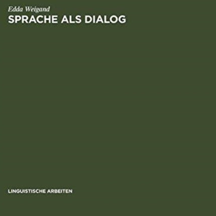 Sprache ALS Dialog
