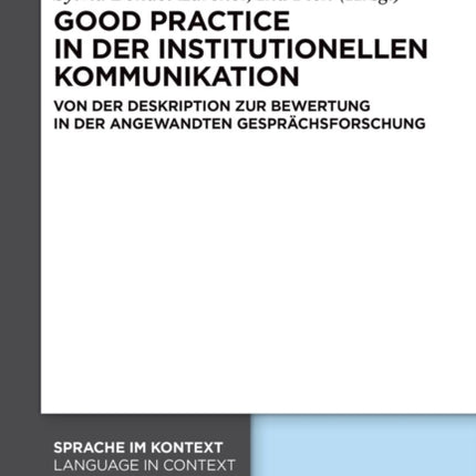 Good practice in der institutionellen Kommunikation