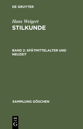 Spätmittelalter und Neuzeit