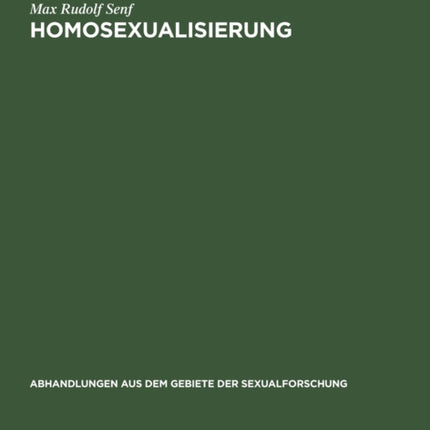 Homosexualisierung