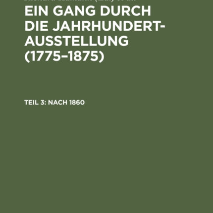 Nach 1860: (v. Menzel, Böcklin, Feuerbach, v.