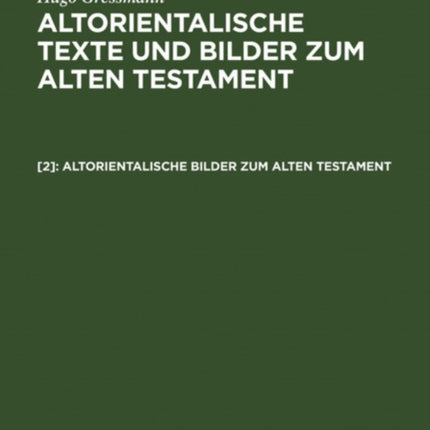 Altorientalische Bilder Zum Alten Testament