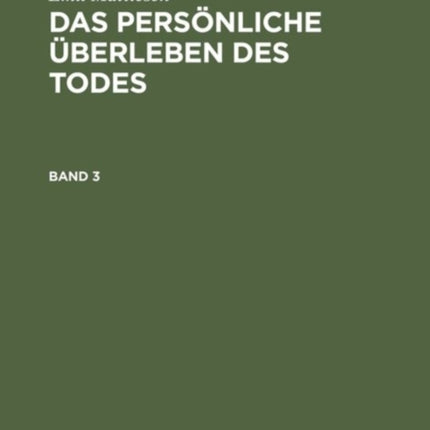 Das persönliche Überleben des Todes