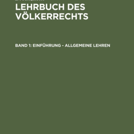 Einführung - Allgemeine Lehren