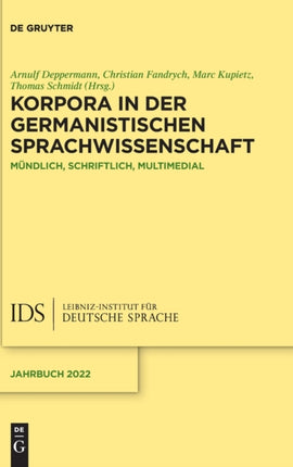 Korpora in der germanistischen Sprachwissenschaft