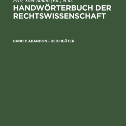 Abandon - Deichgüter