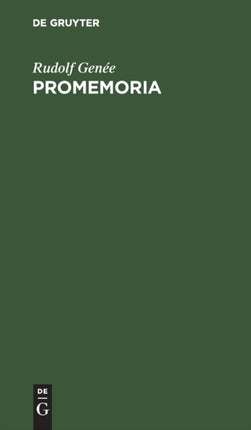 Promemoria: Für Mich Und Andere