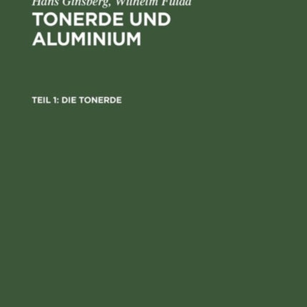 Die Tonerde