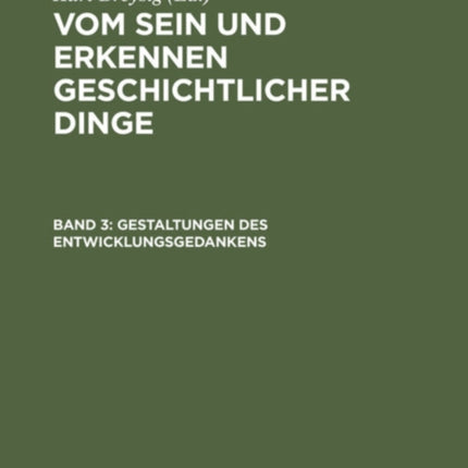 Gestaltungen Des Entwicklungsgedankens