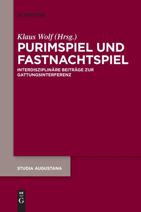 Purimspiel und Fastnachtspiel