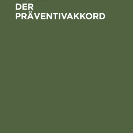 Der Präventivakkord