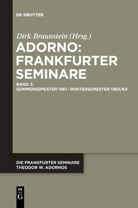 Sommersemester 1961 - Wintersemester 1963/64