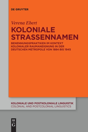 Koloniale Straßennamen