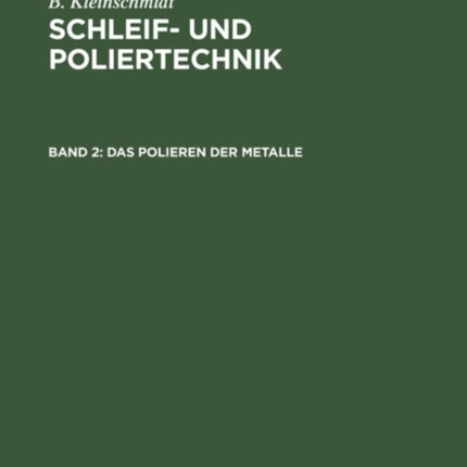 Das Polieren Der Metalle