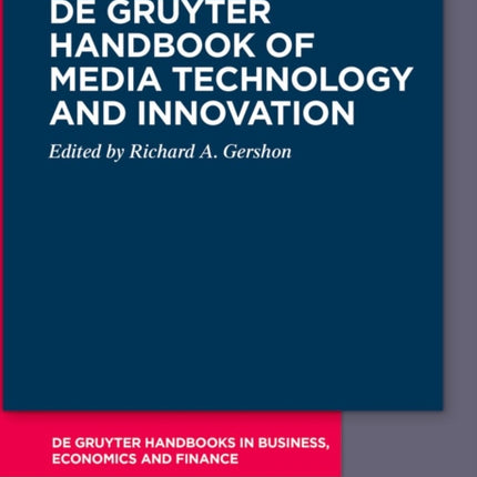 De Gruyter Handbook of Media Technology and