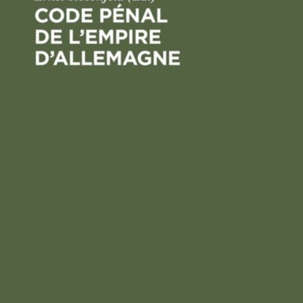 Code pénal de l'Empire d'Allemagne