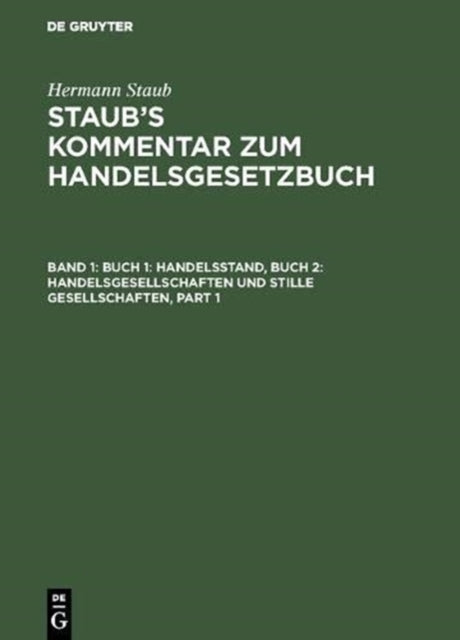 Buch 1: Handelsstand, Buch 2:
