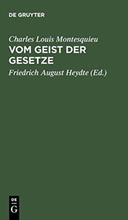 Vom Geist der Gesetze