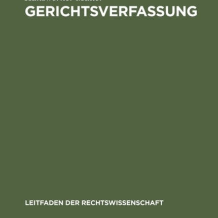 Gerichtsverfassung
