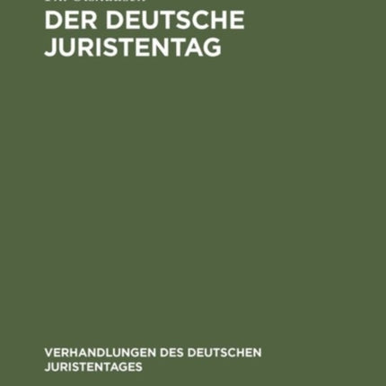 Der deutsche Juristentag