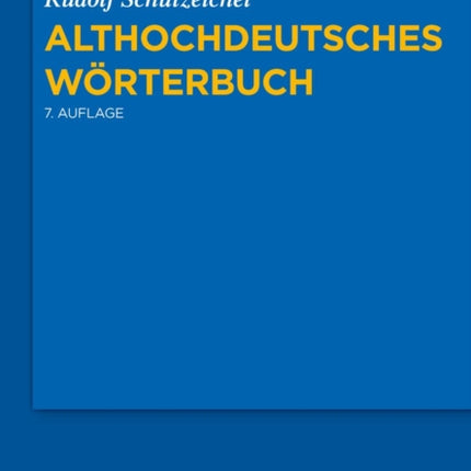 Althochdeutsches Wörterbuch