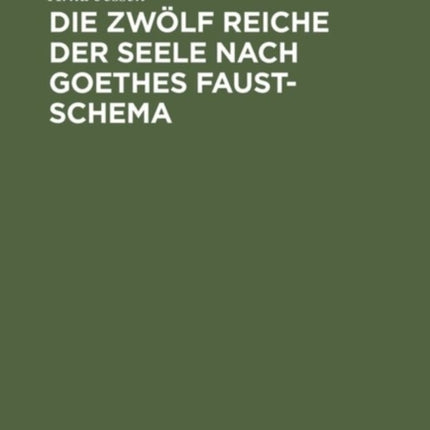 Die zwölf Reiche der Seele nach Goethes Faust-Schema