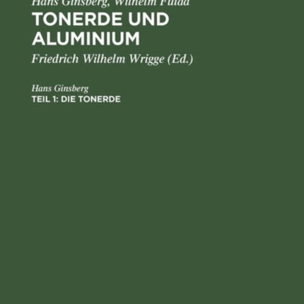 Die Tonerde
