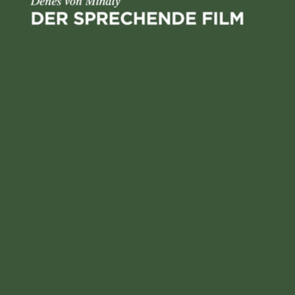 Der Sprechende Film