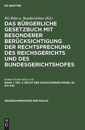 Recht der Schuldverhältnisse, §§ 241-432