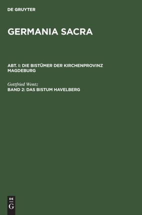Das Bistum Havelberg