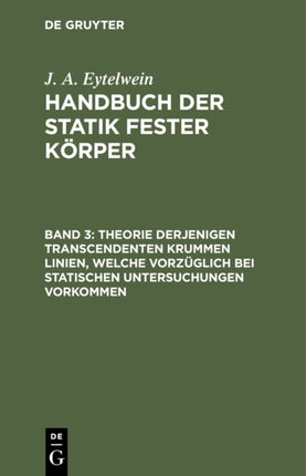 Theorie derjenigen transcendenten krummen Linien,