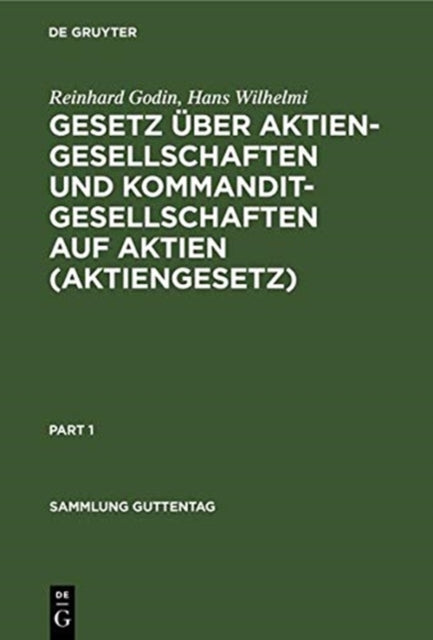 Gesetz Über Aktiengesellschaften Und