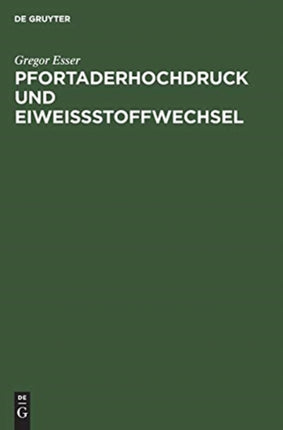 Pfortaderhochdruck und Eiweißstoffwechsel