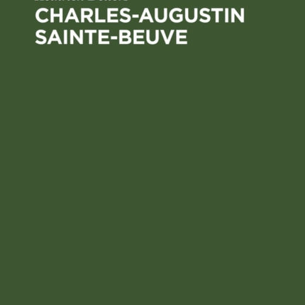 Charles-Augustin Sainte-Beuve