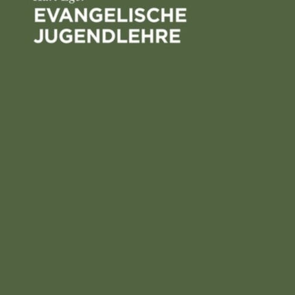 Evangelische Jugendlehre