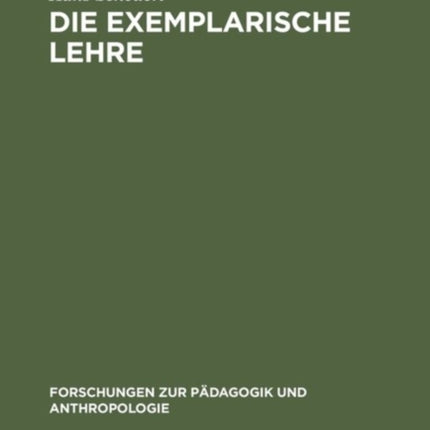 Die exemplarische Lehre