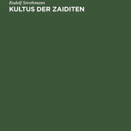 Kultus der Zaiditen