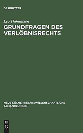 Grundfragen des Verlöbnisrechts