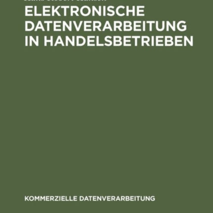 Elektronische Datenverarbeitung in Handelsbetrieben