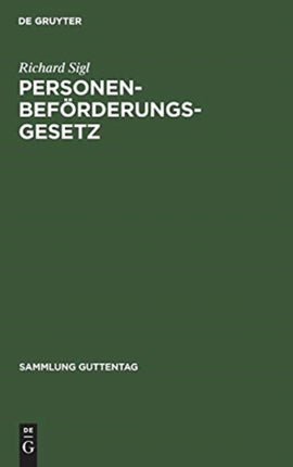 Personenbeförderungsgesetz